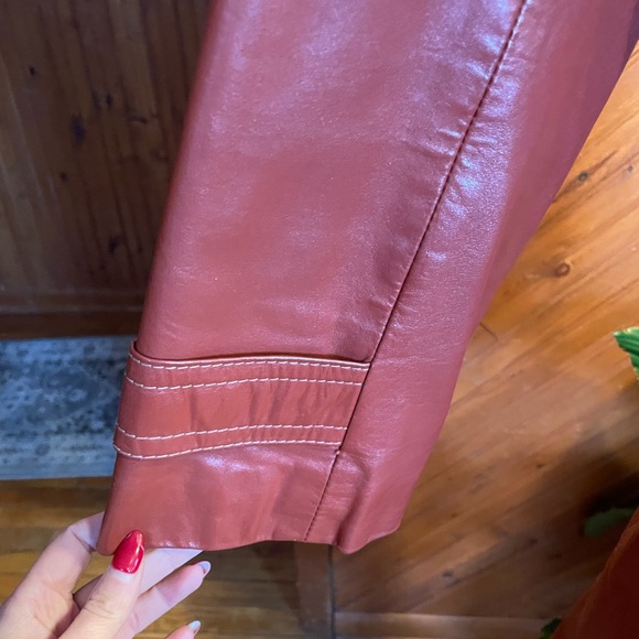 Vintage Leather Trench Coat - Picture 13 of 13